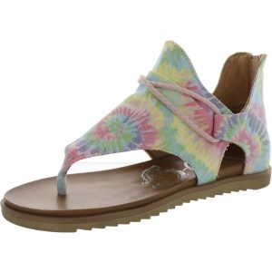 Dusk Canvas Tie-Dye Thong Sandalen
