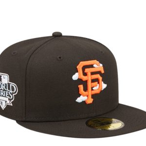 New Era 59Fifty MLB San Francisco Giants Comic Cloud schwarz montiert Hut 60243850 7676491956284