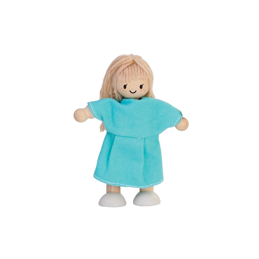 Mädchen Puppenhaus Figur – Licht Haut Ton