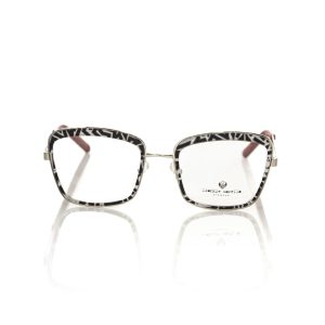 Frankie Morello Chic Square Zebra Pattern Damen Brillen