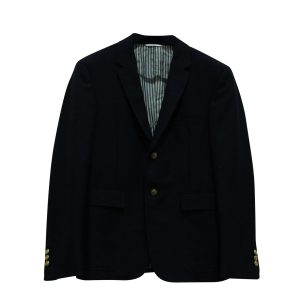 Thom Browne – Schwarze Jacke mit Knöpfen