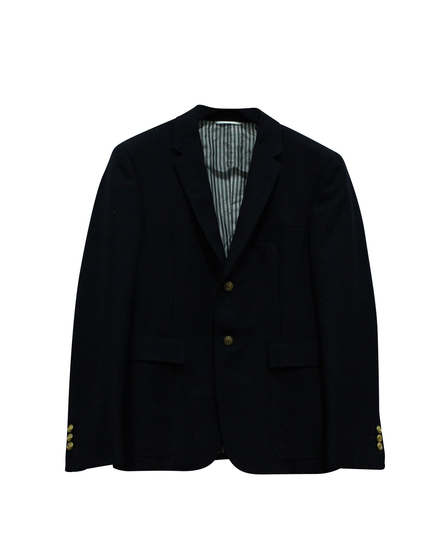 Thom Browne – Schwarze Jacke mit Knöpfen