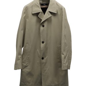 Boss Regenmantel aus Beige Baumwolle