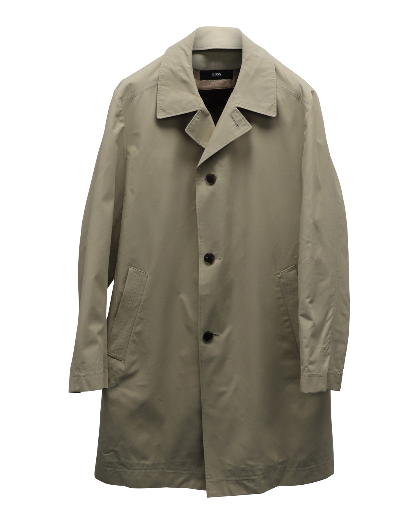 Boss Regenmantel aus Beige Baumwolle