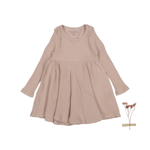 The lange Ärmel Kleid – mauve
