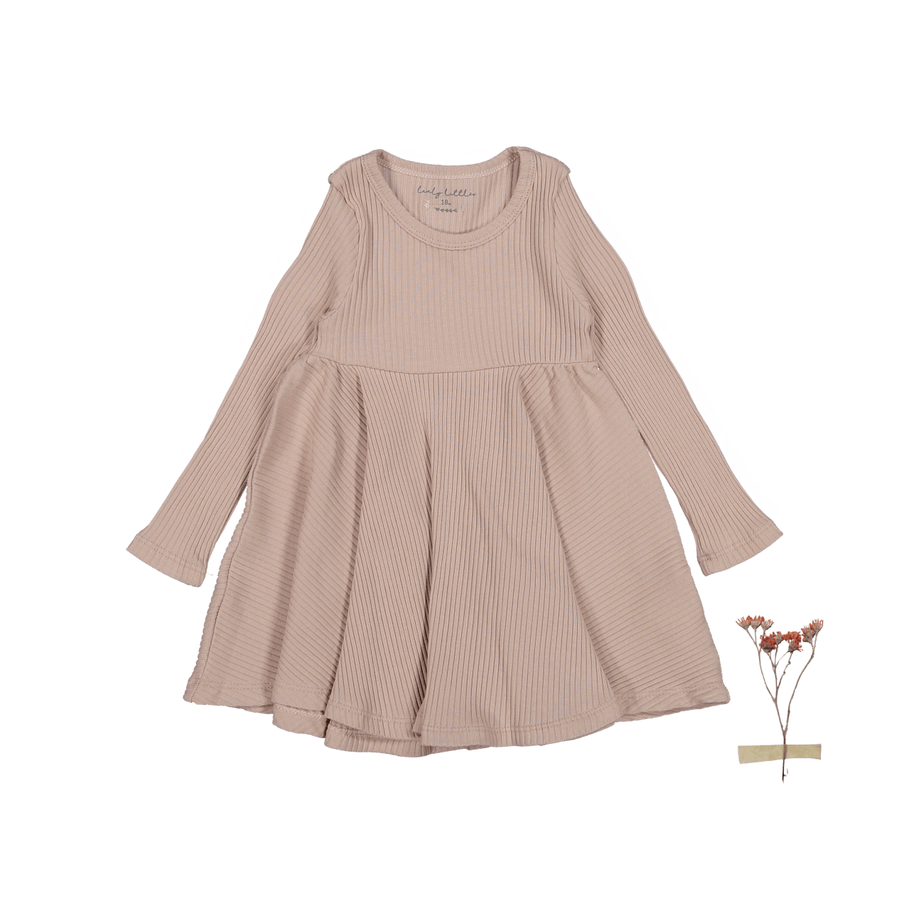 Das Langarmkleid – Mauve