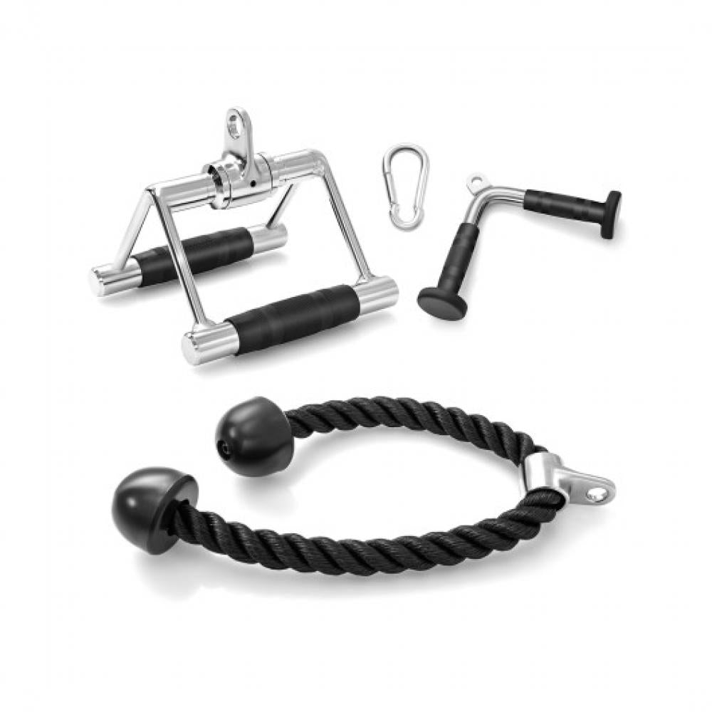 3-teiliges Kabel Maschinenaufsatz Set für Home Gym