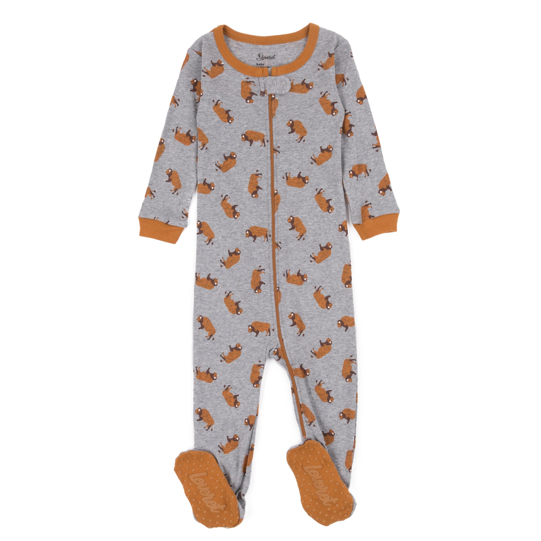 Kinder Fuß Baumwolle Pyjamas Bison