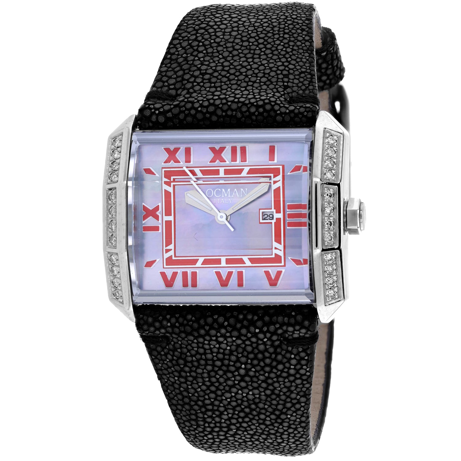 Locman Damen klassisch Mother Von Perlmutt Zifferblatt Uhr