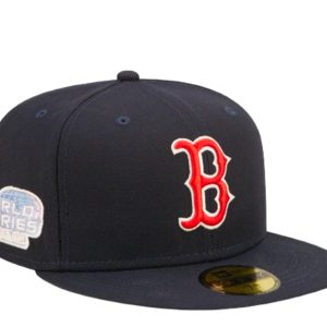 New Era 59Fifty MLB Boston rot sox pop schweiß Marineblau/rosa montiert Hut 60243507 7676474261564