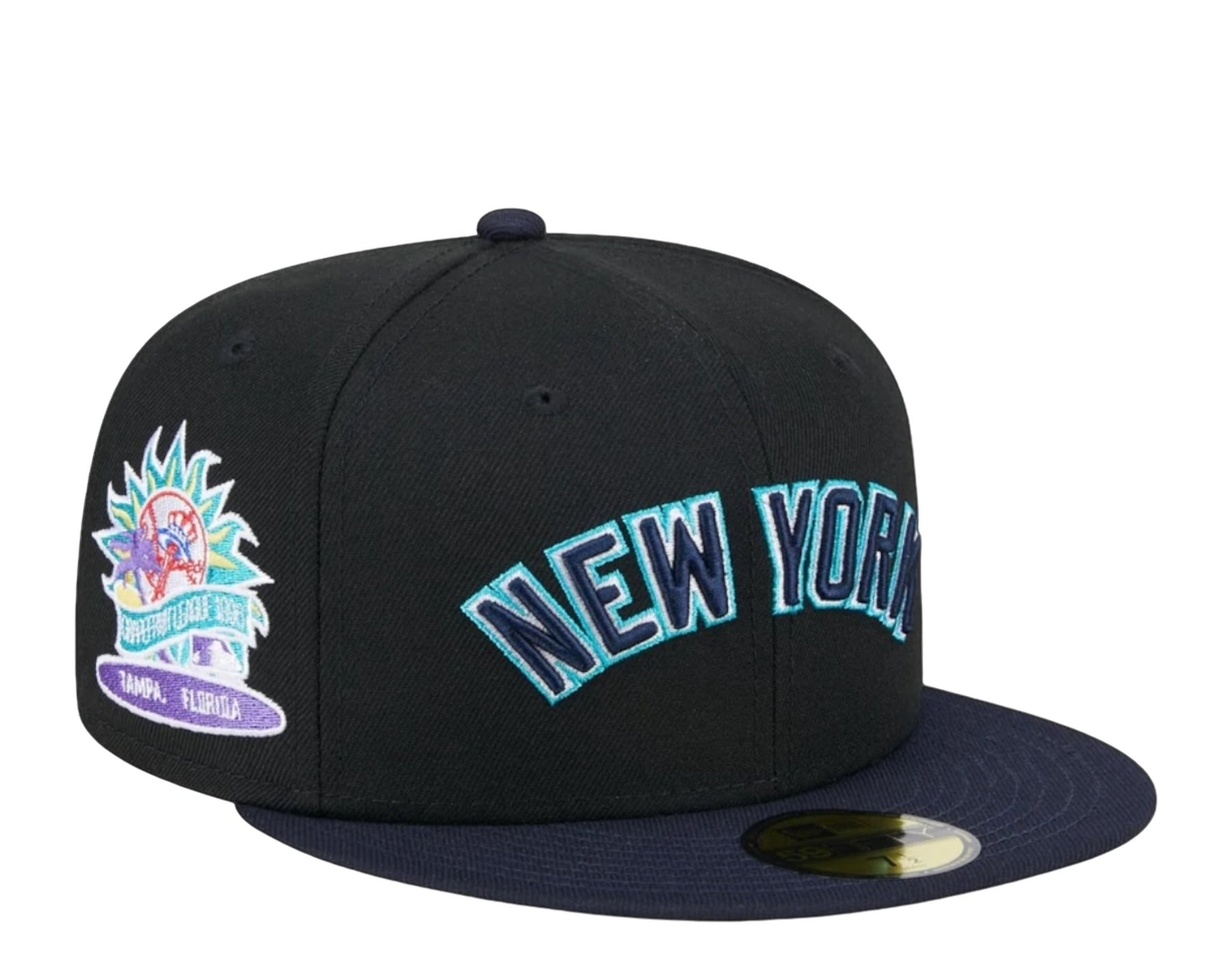 New Era New York Yankees Retro Spring Training 59FIFTY Einbau 60505369 Schwarz