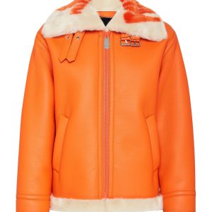 Eco fur Aviator Mantel philipp plein tm 7676513910844