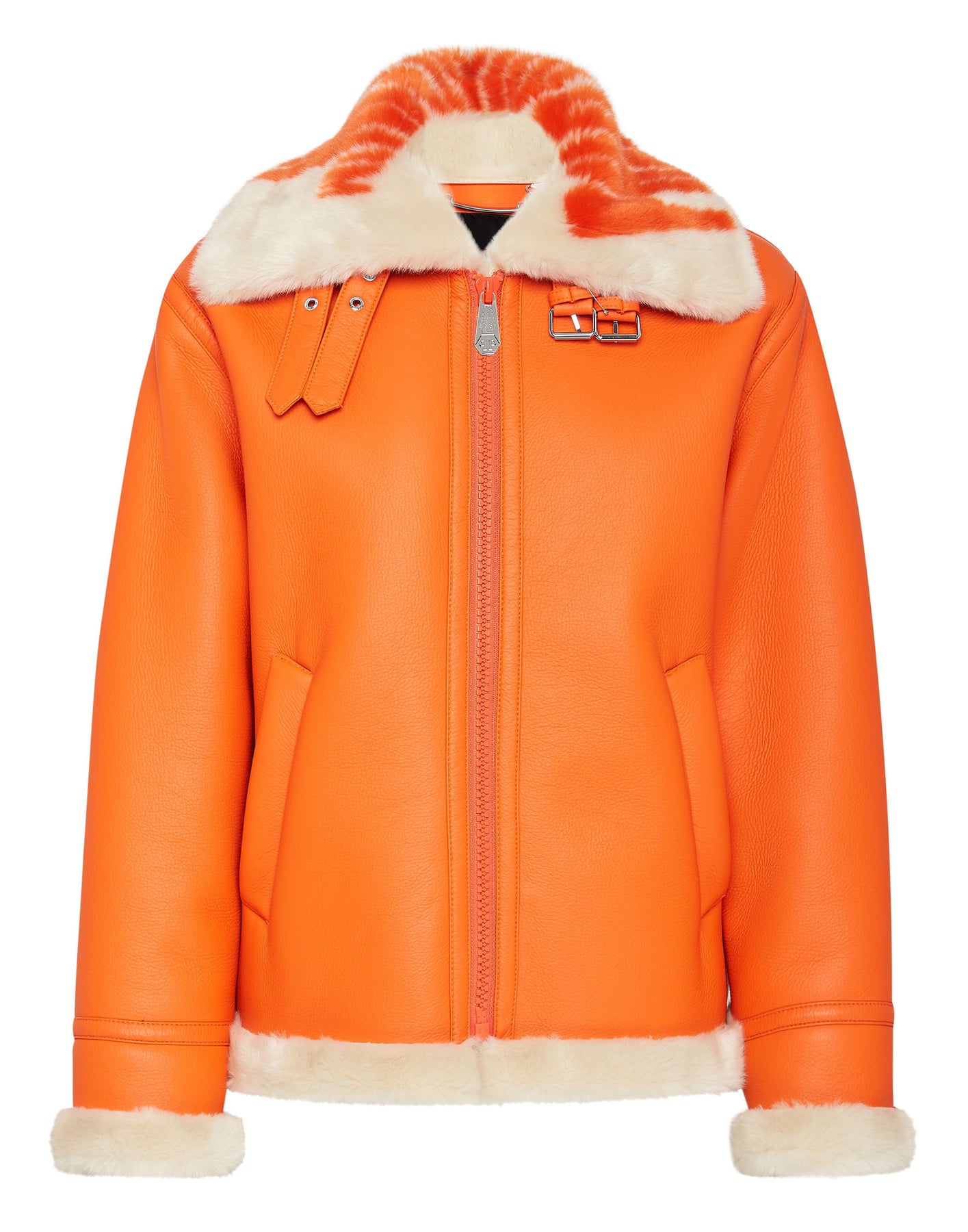 Eco Pelz Aviator Mantel Philipp Plein TM