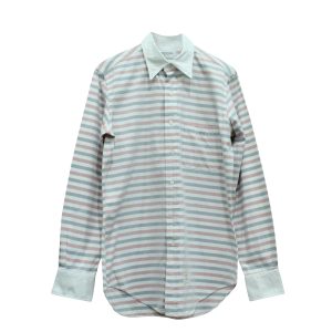 Thom Browne Classic Langarm-Streifenhemd aus mehrfarbiger Baumwolle 7766490382396