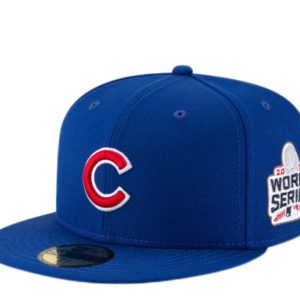 New Era 59Fifty MLB Chicago Cubs 2016 World Series blau montiert Hut 11941905 7676481798204