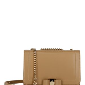 Vara Bow Schultertasche aus Glattleder