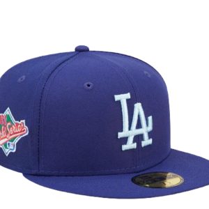 New Era 59Fifty MLB Los Angeles Dodgers Cloud Under blau montiert Hut 60243775 7676480487484