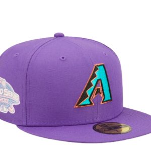 New Era 59Fifty MLB Arizona Diamondbacks Pop Sweat Lila montiert Hut 60243528 7676482486332