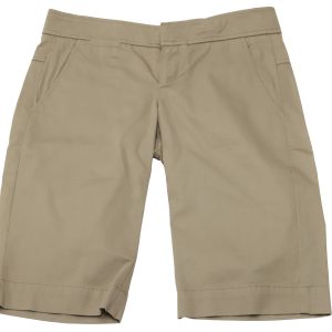 Vince Twill Bermuda Shorts aus Beige Baumwolle