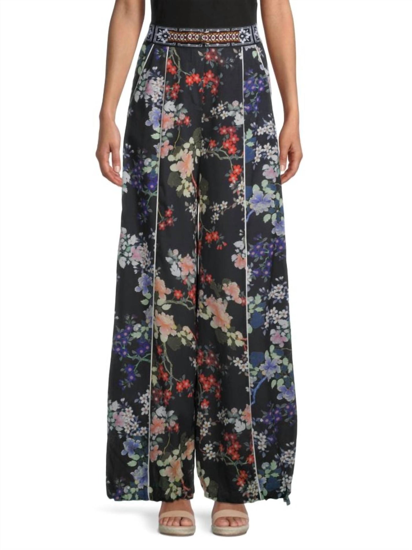 Blossom Palazzo Hosen in floralen