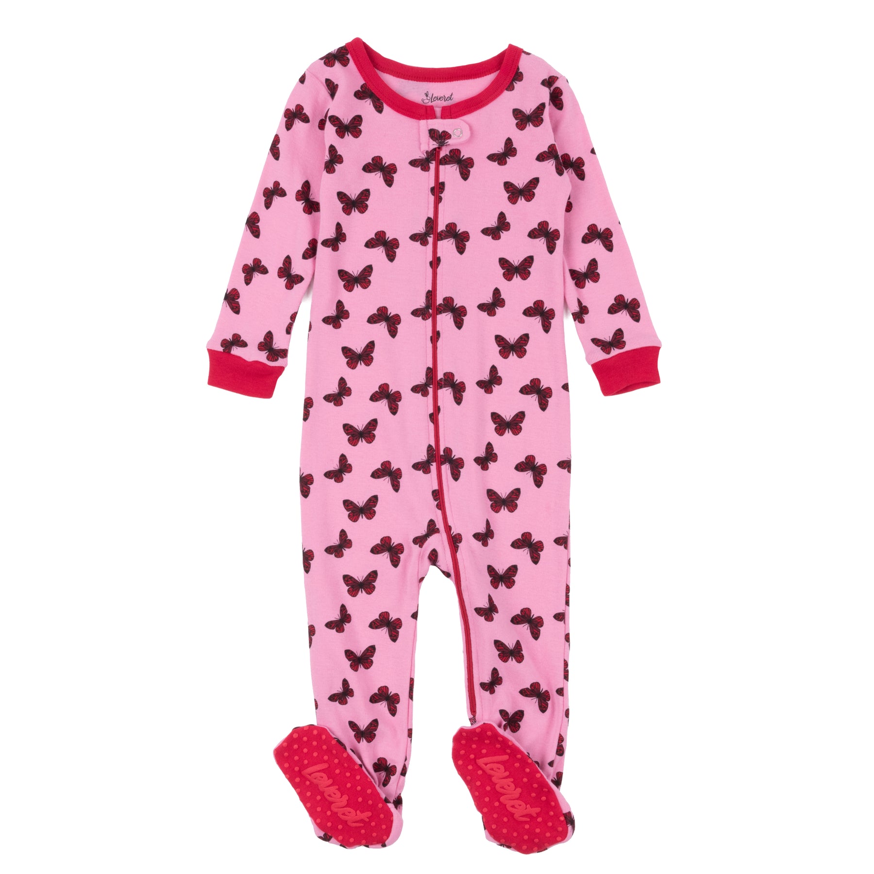 Kinder Fuß Baumwolle Pyjamas Schmetterling