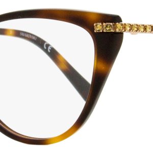 Swarovski Damen Katzenbrille SK5425 052 havana/gold 53mm