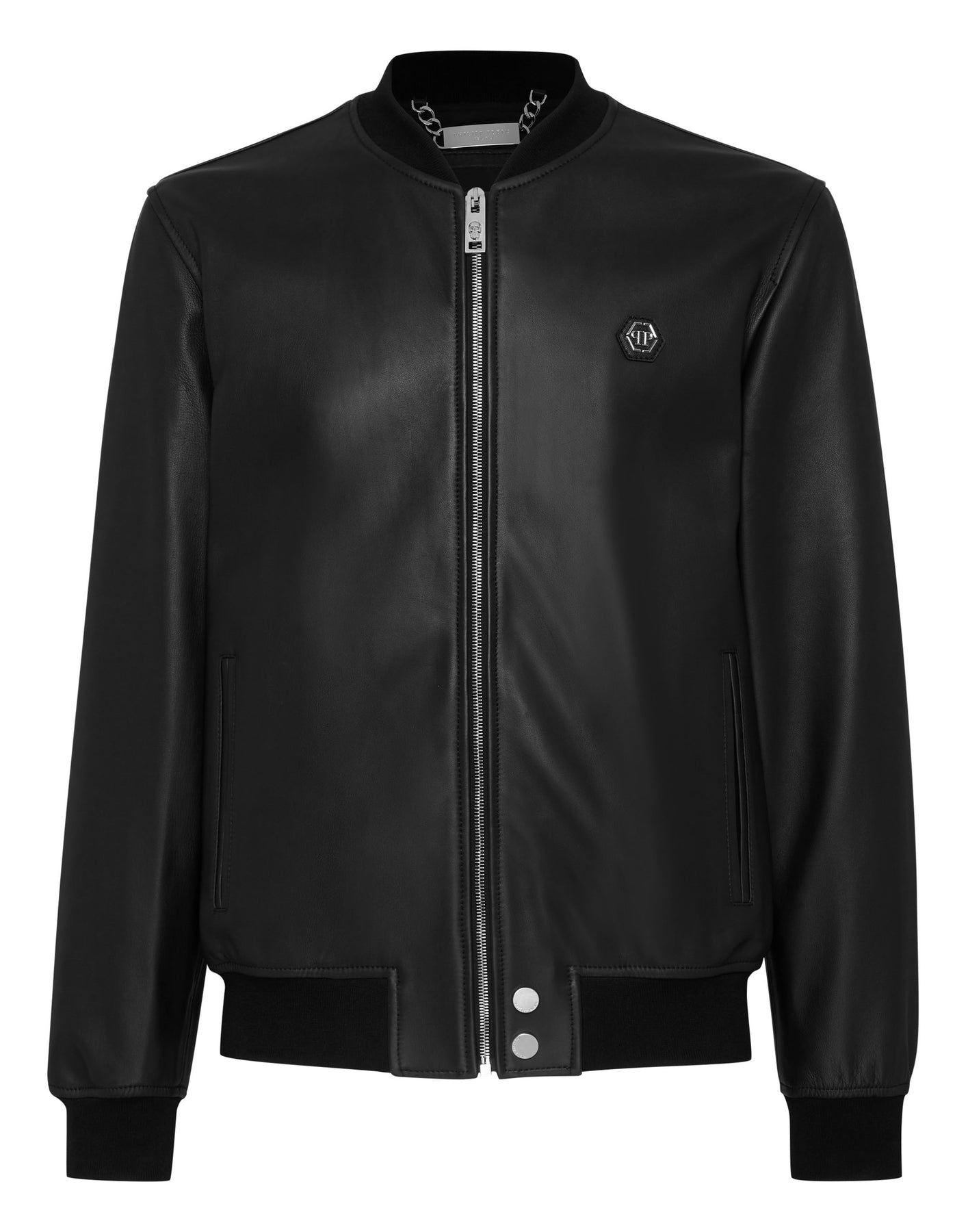 Leder Bomber Skull