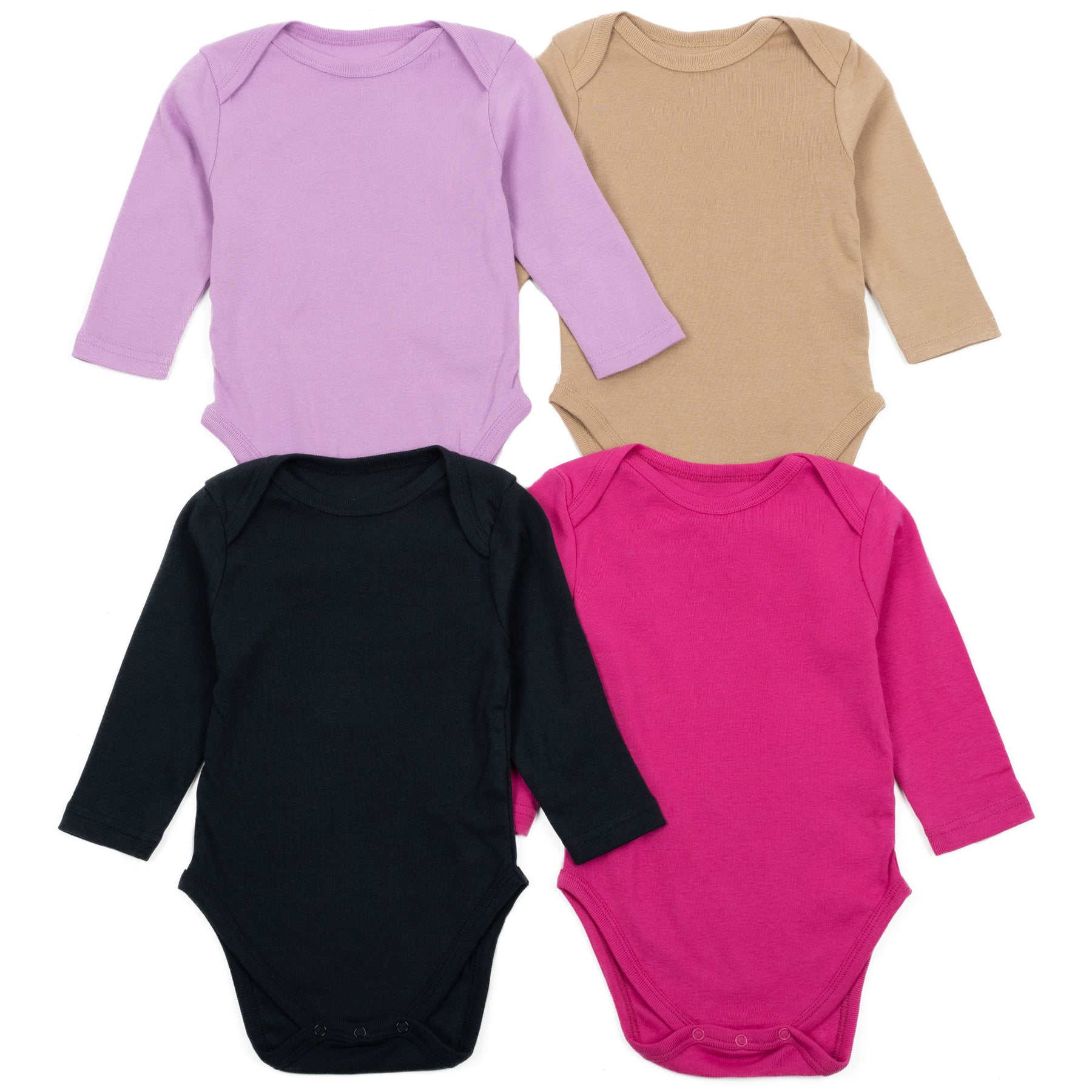 Baby Viererpack Langarm-Body