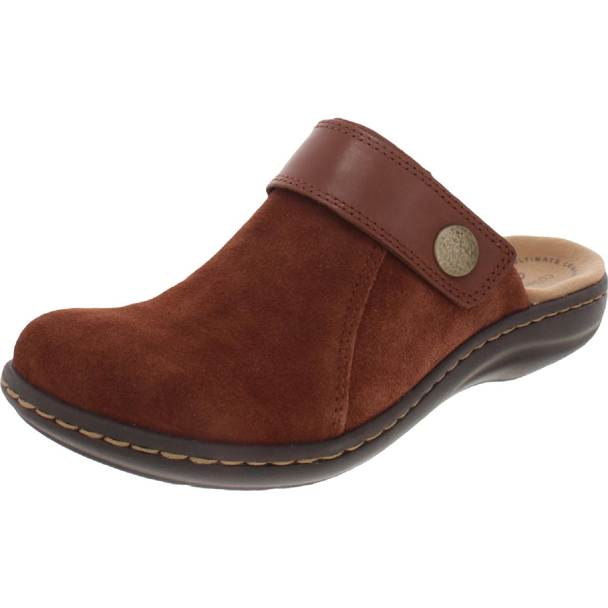 Laurieann Strap Leder gepolsterte Slip auf Clogs
