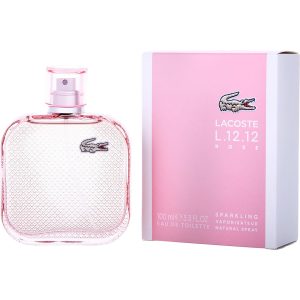 Lacoste L.12.12 Rose sprudelnd By Lacoste edt Spray 3.3 Unzen Damen 7827722633276