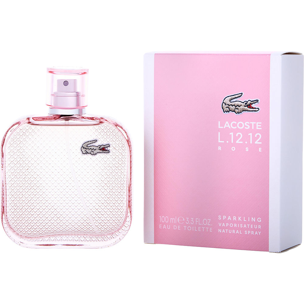 Lacoste L.12.12 Rose Sparkling von Lacoste Eau de Toilette Spray 3.3 Oz Damen
