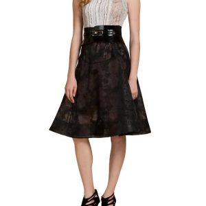 Corset Belted Kleid in multi