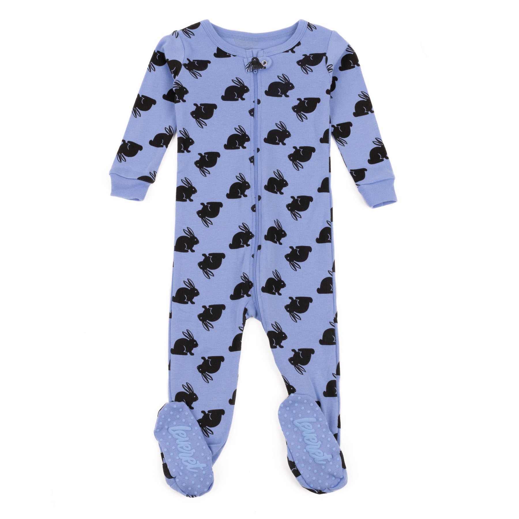 Kinder Fuß Baumwolle Pyjamas Bunny Blau