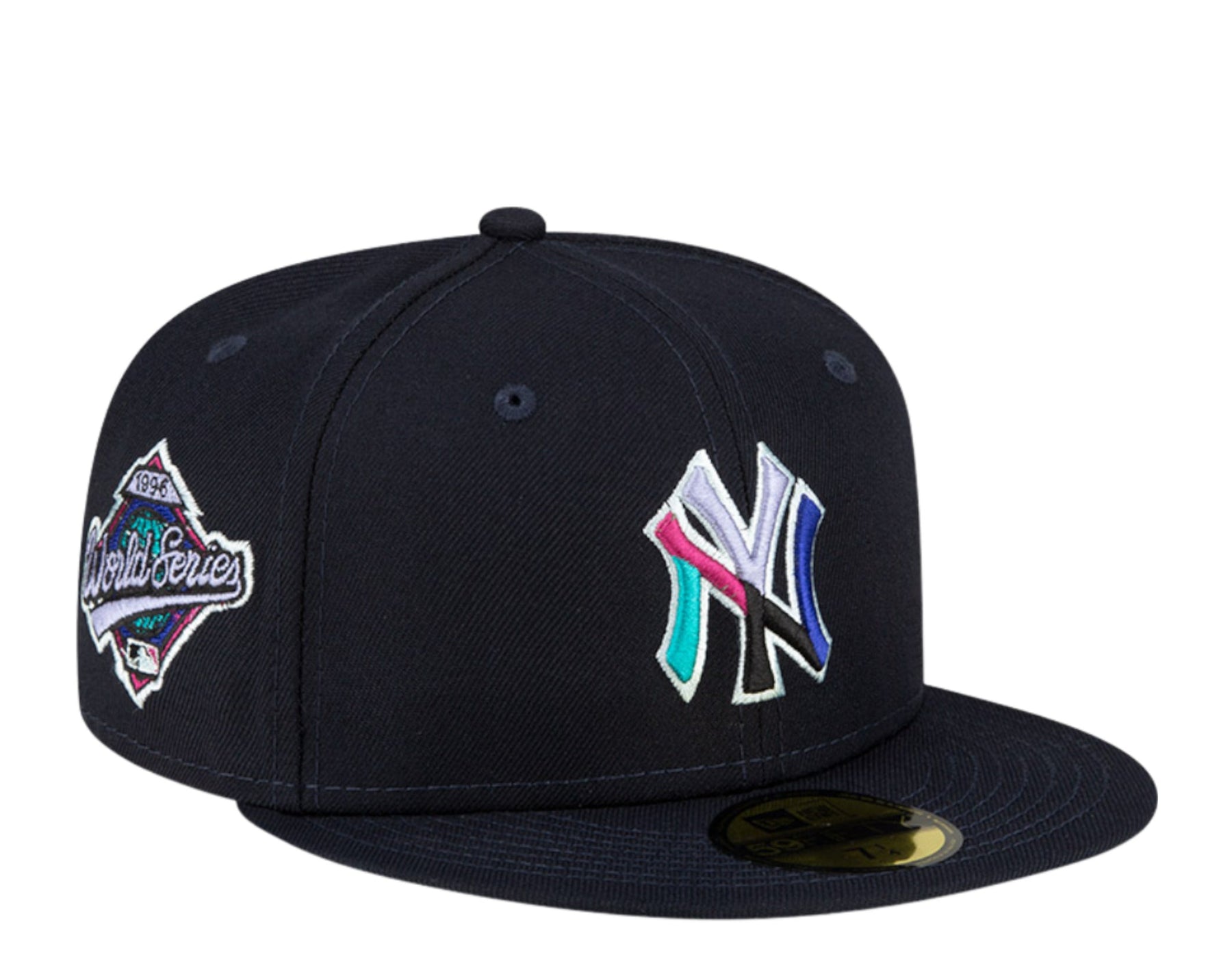New Era New York Yankees Polarlichter 59FIFTY körpernah Petrol UV 60296499