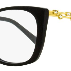 Swarovski Damen Schmetterling Brille SK5383 001 schwarz/gold 54mm