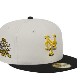 New Era New York Mets Two Tone Stone 59FIFTY Fitted – Stone/ Schwarzgrau uv 7676492677180