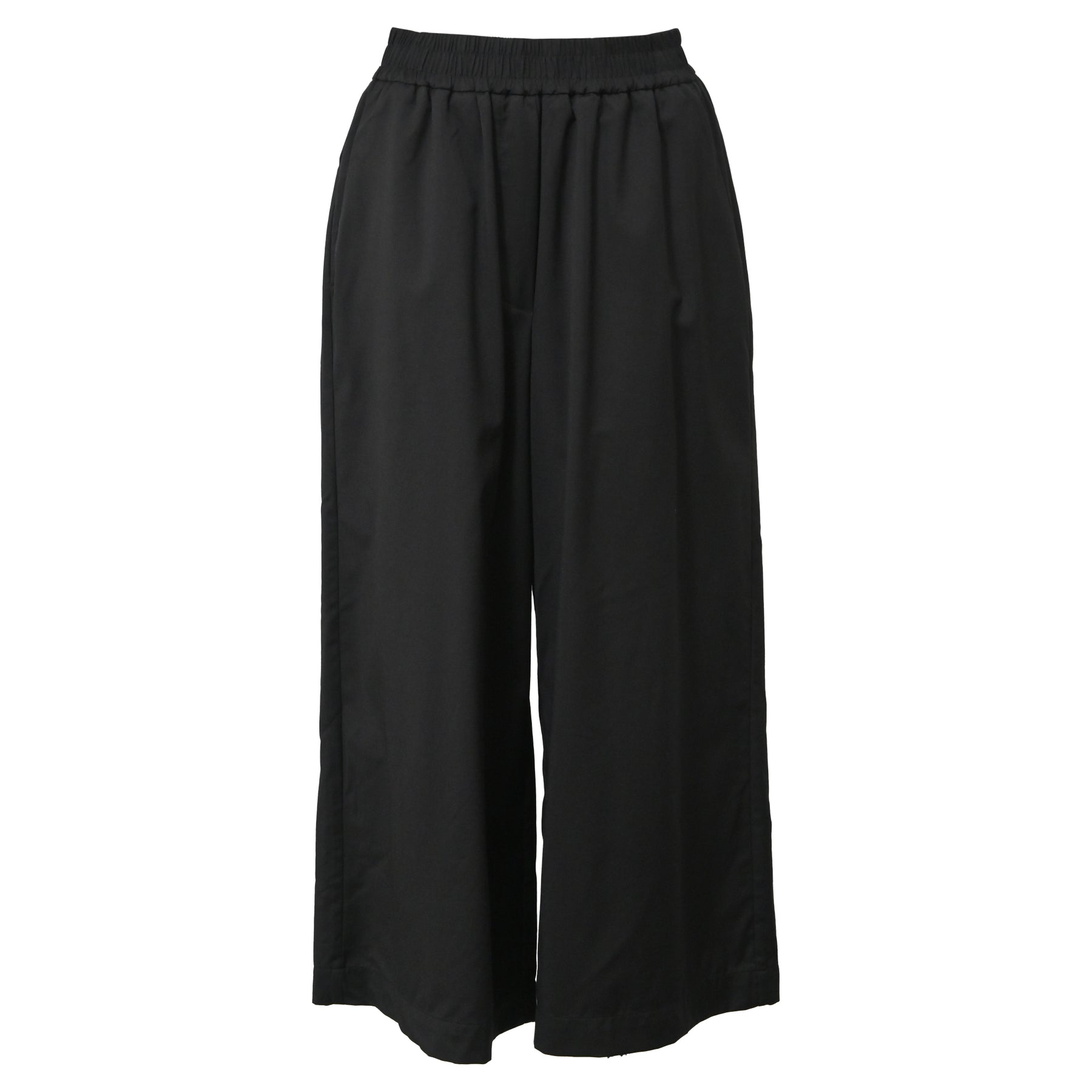 Loewe Logo gestickte Culottes aus schwarzer Wolle