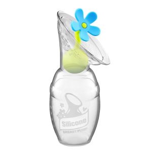 Haakaa gen 1 Silikon-Brustpumpe 4 Unzen und Silikon-Blumenstopfen Set