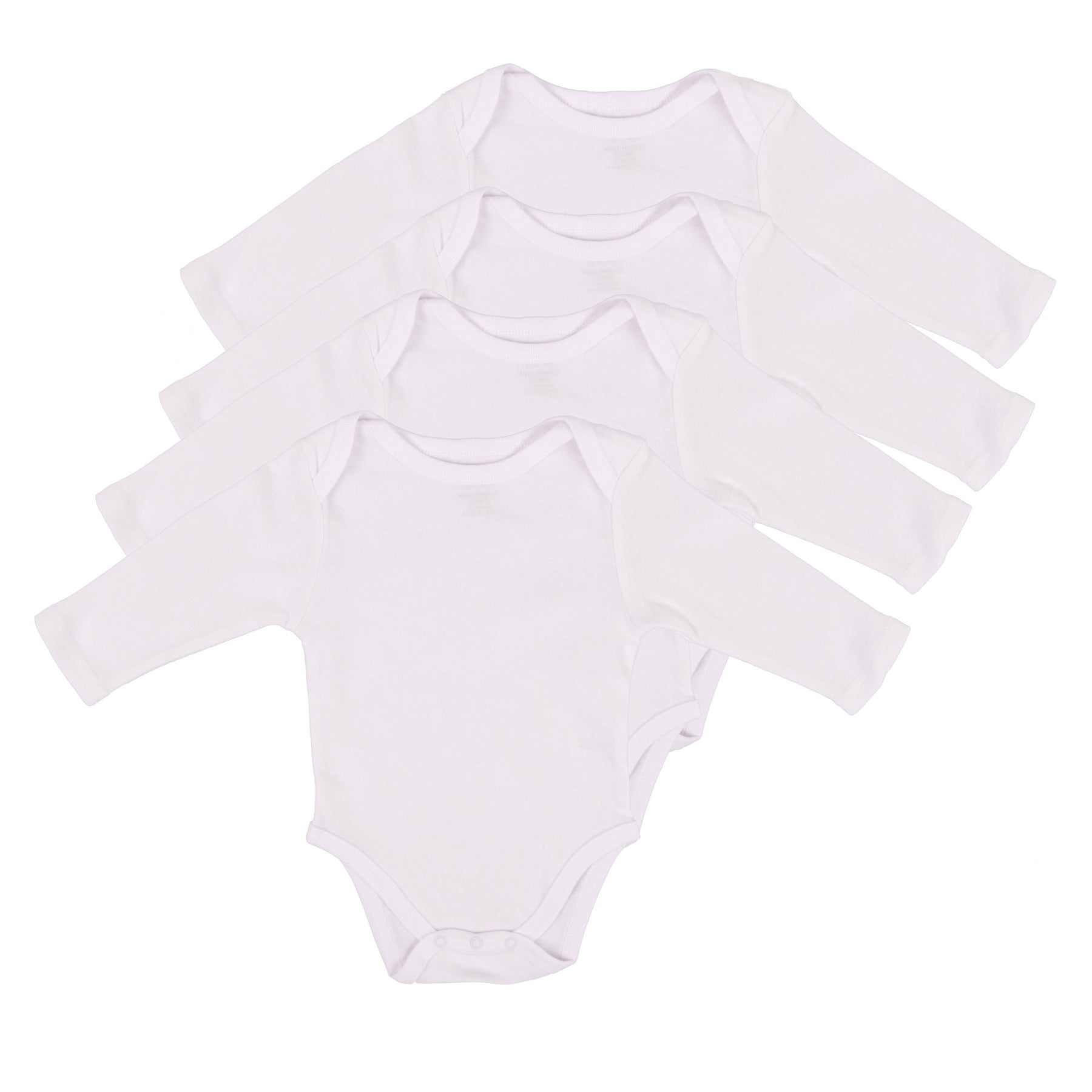 Baby Viererpack Langarm-Body