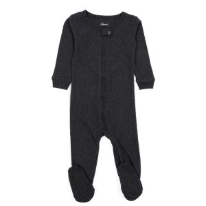 Kinder gefüttert Baumwolle Pyjama neutrale feste Farbe