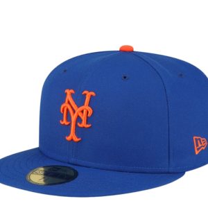 New Era New York Mets OTC 59FIFTY Fitted Verschlusskappe 60291256 – blau/grau uv 7676485992508