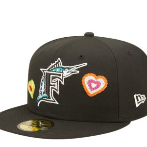New Era 59Fifty MLB Florida Marlins C/S Hearts Fitted rosa Boden – 60288216 / 7676486451260