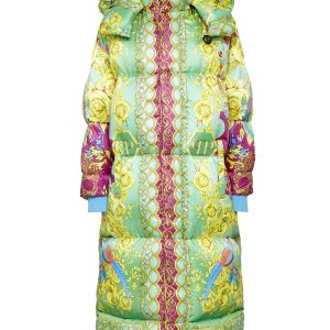 Nylon Bomber langen Druck neuen Barock 7676511780924