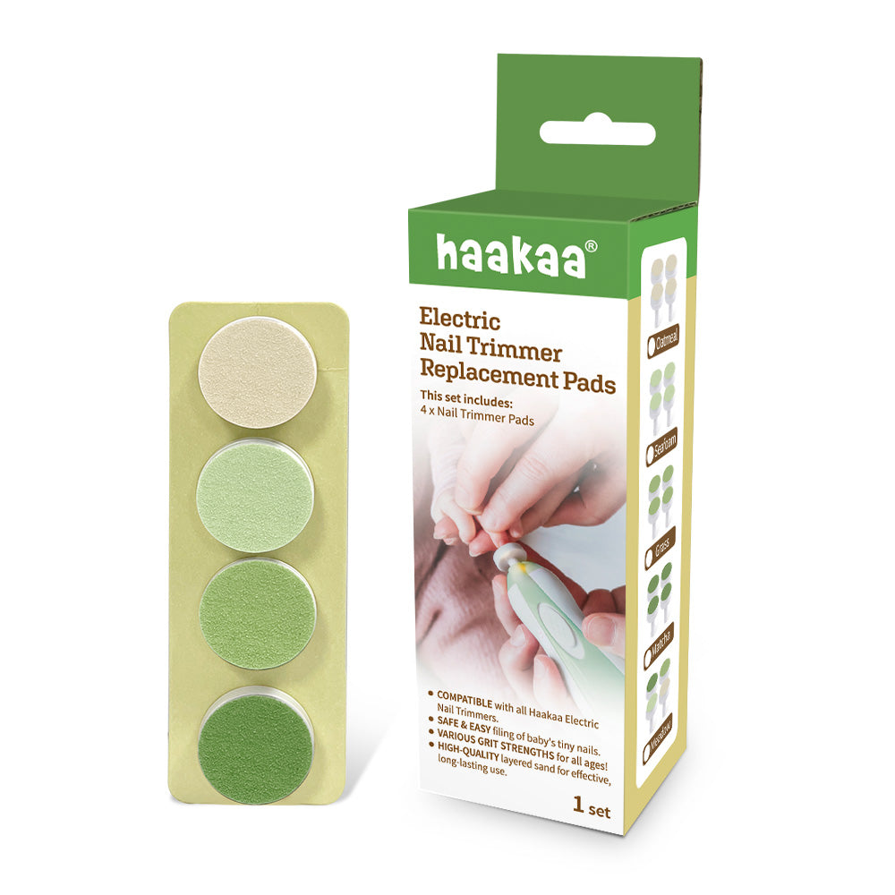 Haakaa Nagelschneider Ersatz Pads – Wiese, 4 PK
