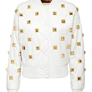 Lederbomber matelassè Nieten 7676518760508