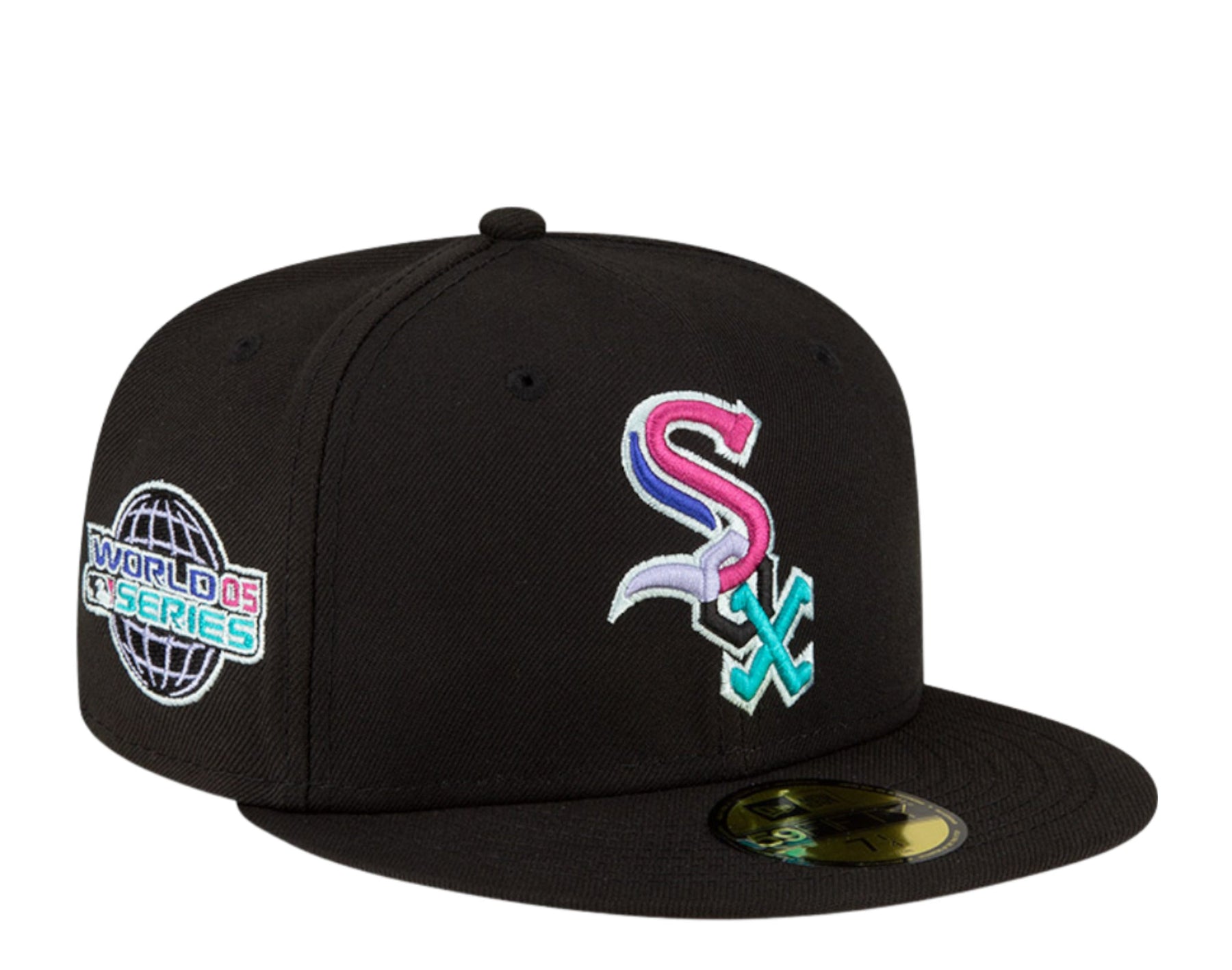 New Era Chicago weiße Sox Polarlichter 59FIFTY körpernah fuchsia UV 60296495