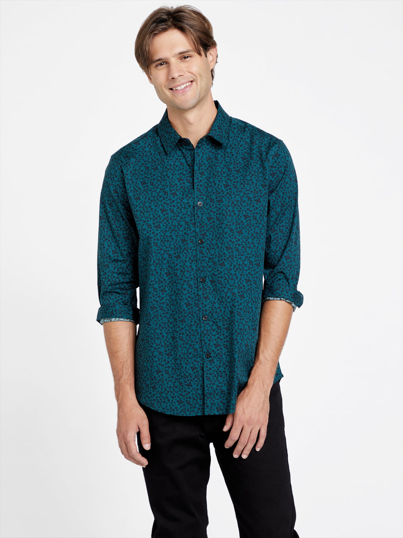Zarry mit Blumenmuster Langarmshirt