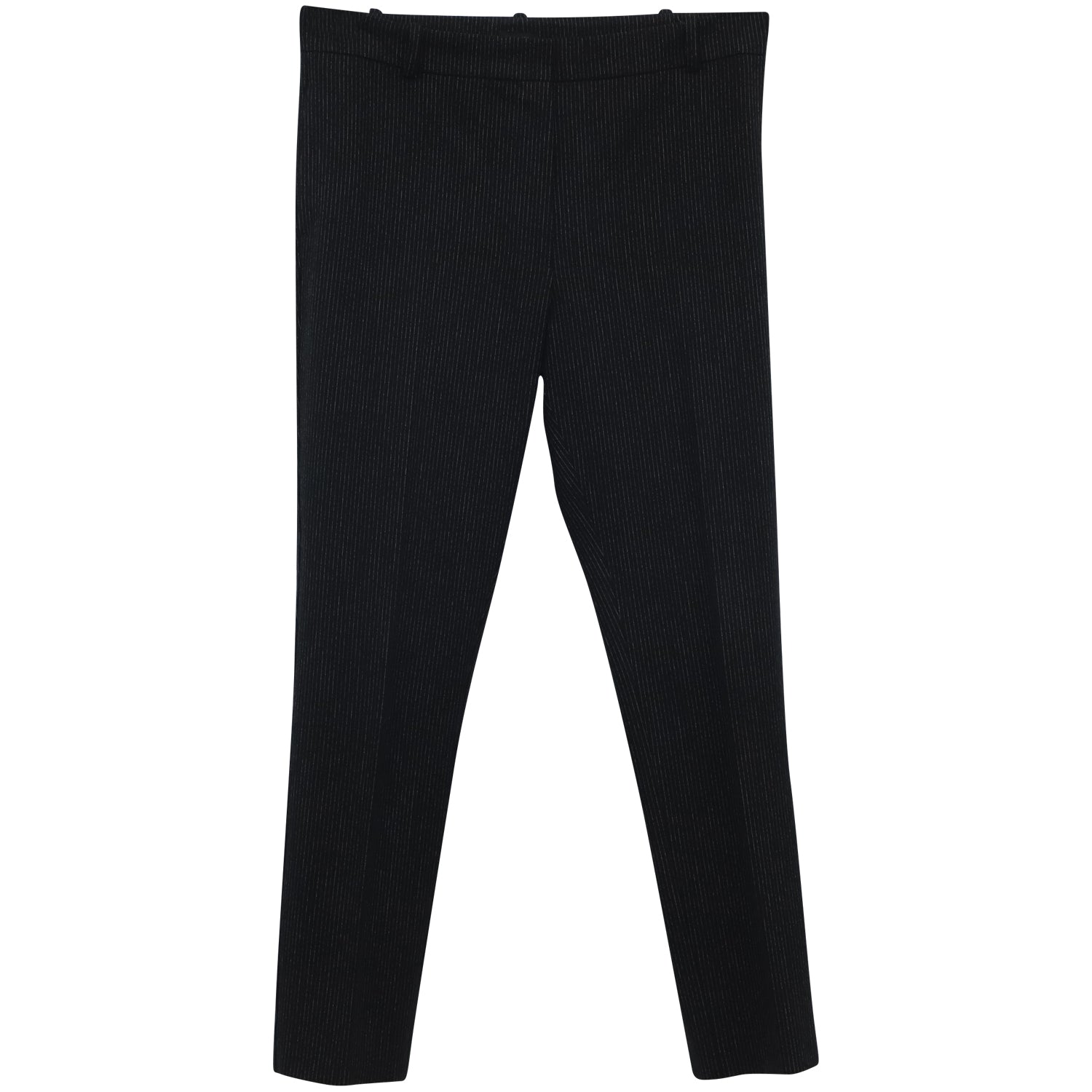 Joseph Gab Stretch-Pinstripe-Hose aus schwarzer Viskose