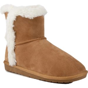 Poppy Velourslederimitat kaltes Wetter Winter & Schneestiefel