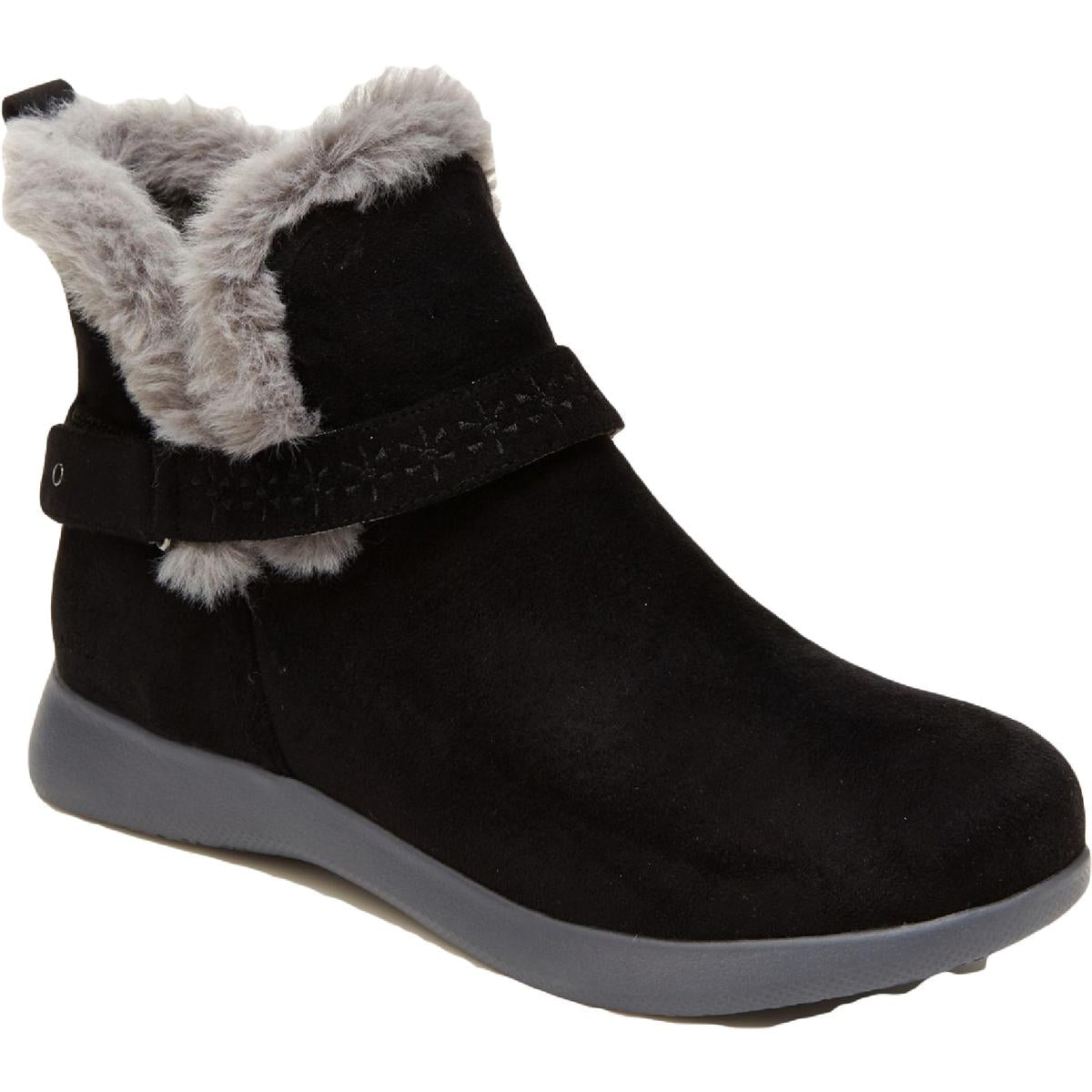 Schwarze Leder Pumps von Nomadic Wildlederimitat – Stiefel